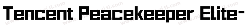 Tencent Peacekeeper Elite字体转换